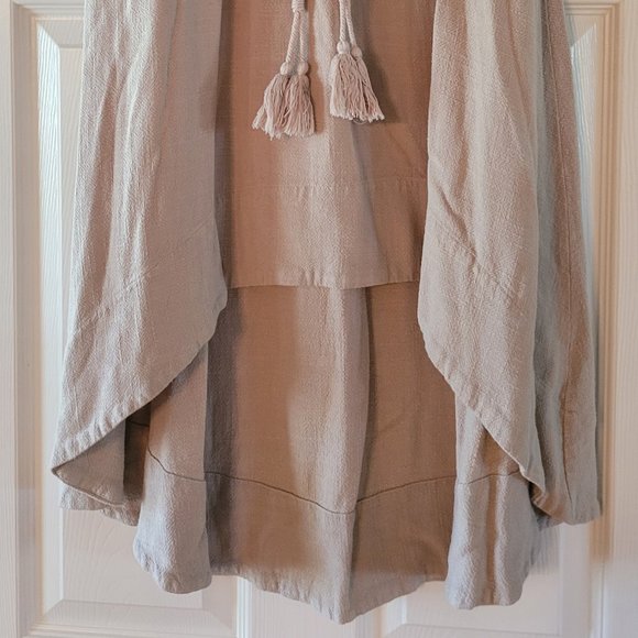 Linen Hi-Low Skirt - Picture 2 of 8